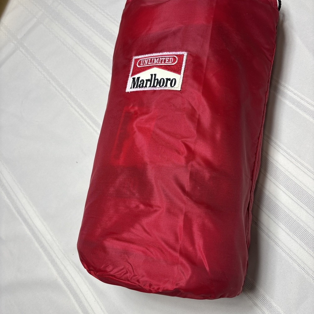 Vintage 90s Marlboro Unlimited Sleeping Bag With Carry Bag New Old Stock